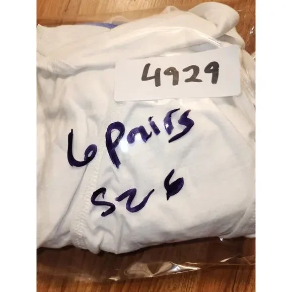 Hanes Womens Underwear Sizd 6 Pack Of 6 15763 100% Cotton Blend - Picture 6 of 6